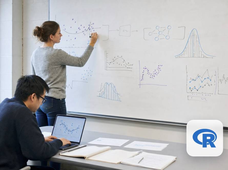 Fotografía del curso R con introducción a Machine Learning