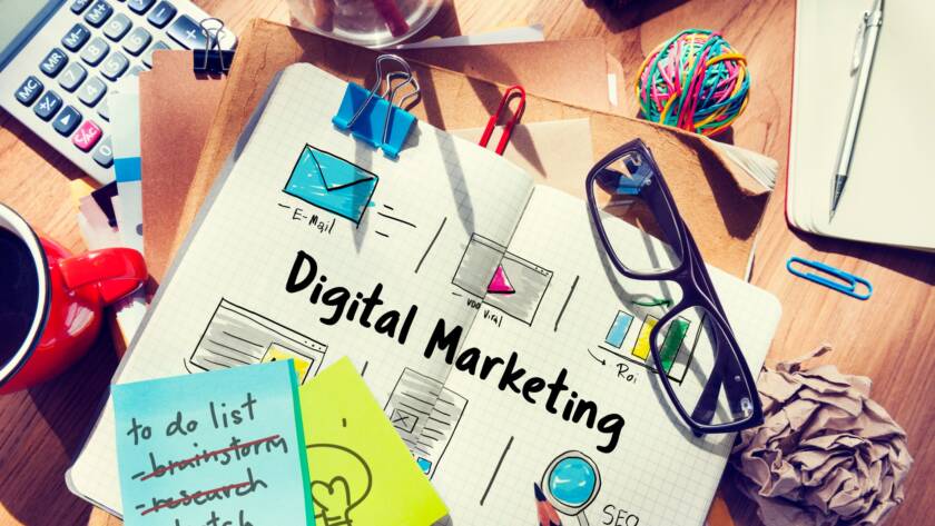 Online Strategy Media Marketing Icons