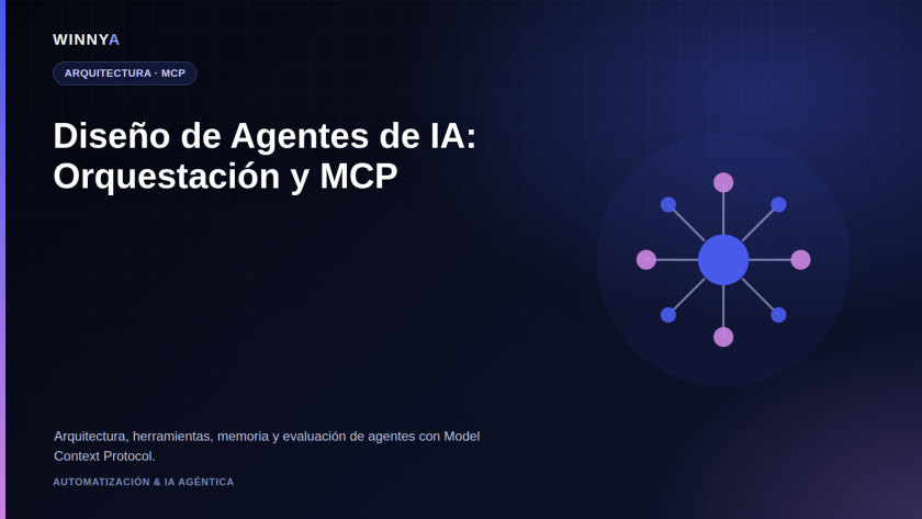 Equipo de ingeniería diseñando la arquitectura de comunicación entre varios agentes de IA y sus herramientas